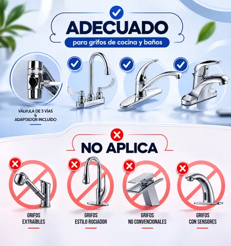 Para qué canillas sirve y para cuáles no